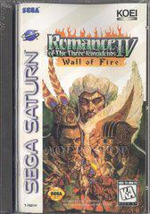 Sega Saturn Romance of the Three Kindoms IV Wall of Fire [In Box/Case Complete]